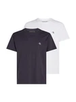 Calvin Klein Jeans T-Shirt 2 PACK MONOLOGO Logodruck Dunkelblau/Rot/Weiß/Blau/Lila
