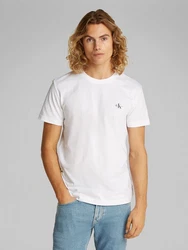 Calvin Klein Jeans Monologo T-Shirt 2 Pack Khaki/Dunkelgrün