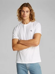 Calvin Klein Jeans Monologo T-Shirt 2 Pack Grau/Hellgrau/Weiß/Blau