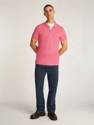 Tommy Jeans Poloshirt TJM SLIM PLACKET POLO Rosa/Lila