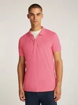 Tommy Jeans Poloshirt TJM SLIM PLACKET POLO Rosa/Lila