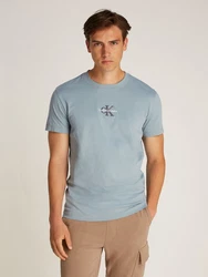 Calvin Klein Jeans T-Shirt MONOLOGO TEE Blau/Hellblau/Grau