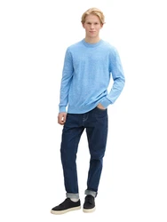 TOM TAILOR DENIM Pullover blaumeliert