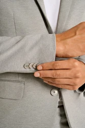 LINDBERGH Anzug moderner Schnitt Khaki/Grau/Hellgrau/Weiß