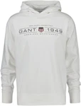 GANT Sweatshirt GRAPHIC HOODIE Weiß/Grau/Dunkelblau/Gelb