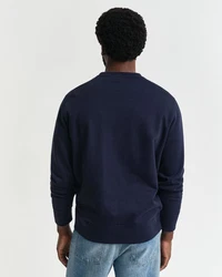 GANT Sweatshirt Dunkelblau/Grau