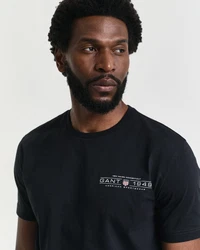 Gant T-Shirt Dunkelblau/Schwarz