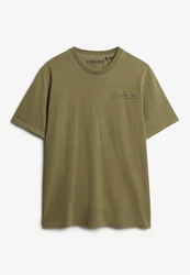Superdry Rundhalsshirt Utility Sport Graphic T Shirt Dunkelgrün/Khaki
