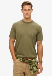 Superdry Rundhalsshirt Utility Sport Graphic T Shirt Dunkelgrün/Khaki