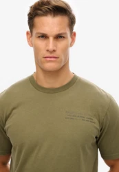Superdry Rundhalsshirt Utility Sport Graphic T Shirt Dunkelgrün/Khaki