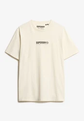Superdry Rundhalsshirt Utility Sport Graphic T Shirt Khaki/Beige/Weiß/Braun