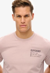 Superdry Rundhalsshirt Utility Sport Graphic T Shirt cloud grau