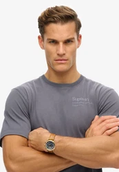 Superdry Rundhalsshirt Core Logo City T Shirt magma slate grau