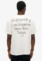 Superdry Rundhalsshirt Core Logo City T Shirt optisch