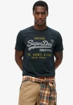 Superdry T-Shirt VL Heritage Relaxed Tee Dunkelgrün/Dunkelblau/Blau/Gelb/Hellblau/Khaki/Schwarz/Dunkelgrau