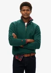 Superdry Sweatshirt Essential Logo Henley Dunkelgrün/Grün/Türkis
