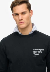 Superdry Sweatshirt CORE LOGO CITY CREW schwarz