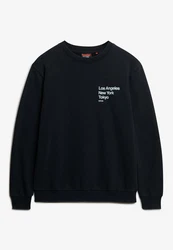 Superdry Sweatshirt CORE LOGO CITY CREW schwarz