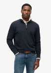 Superdry Sweatshirt Core Logo Henley blau/eclipse navy