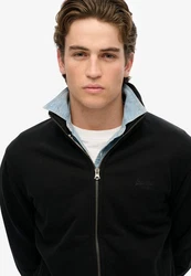 Superdry Sweatjacke Essential Logo Track Top schwarz