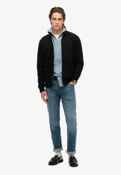 Superdry Sweatjacke Essential Logo Track Top schwarz