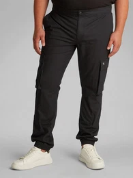 Calvin Klein Jeans Plus Cargohose PLUS SKINNY CARGO in Groen Gren, Logo-Patch