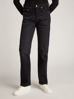 Calvin Klein Jeans Straight-Jeans STANDARD STRAIGHT Coinpocket Schwarz/Rot/Grau