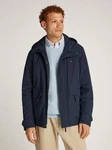 Tommy Hilfiger Outdoorjacke LW Packable Hooded Jkt mit Logostickerei blau