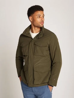 TOMMY HILFIGER LW PACKABLE FIELD JACKET Dunkelgrün/Khaki
