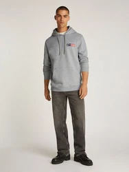 Tommy Jeans Sweatshirt TJM REG ENTRY GRAPHIC HOODIE EXT mit Logo Hellgrau/Grau/Dunkelgrau