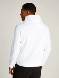 Calvin Klein Sweatshirt SPLIT LINE LOGO HOODIE Weiß/Schwarz/Creme