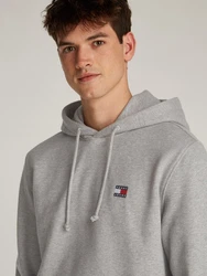 Tommy Jeans Hoodie TJM REG BADGE HOODIE EXT Grau/Hellgrau/Dunkelgrau