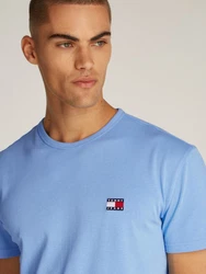 Tommy Jeans T-Shirt TJM REG BADGE TEE EXT Hellblau/Blau