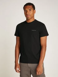 Tommy Jeans T-Shirt mit dezentem Logo Weiß/Schwarz/Grau/Dunkelgrau