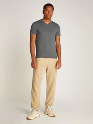 Tommy Jeans T-Shirt 'JASPE' Dunkelgrau/Grau/Dunkelblau/Hellgrau