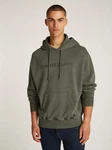 Tommy Jeans Hoodie TJM RLX TJ LABEL HOODIE Dunkelgrün/Khaki/Grün