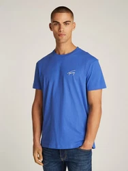 Tommy Jeans T-Shirt TJM REG SIGNATURE TEE EXT Unifarbe