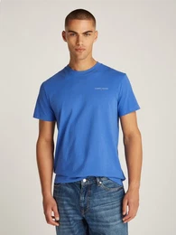 T-Shirt TJM SLIM LINEAR CHEST SS TEE EXT mit Logodruck