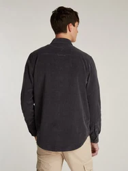 Tommy Jeans Hemdjacke TJM ENTRY CORD SHIRT EXT Dunkelgrau/Dunkelblau/Grau