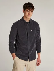 Tommy Jeans Hemdjacke TJM ENTRY CORD SHIRT EXT Dunkelgrau/Dunkelblau/Grau