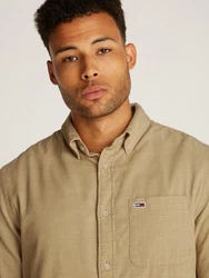Tommy Jeans Hemdjacke TJM ENTRY CORD SHIRT EXT Khaki/Braun
