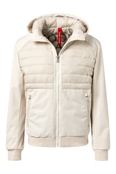 Joop Jeans Kapuzenfleecejacke Joel hellbeige