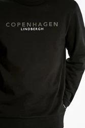 LINDBERGH Sweatshirt Logoschriftzug Braun/Schwarz