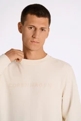LINDBERGH Sweatshirt Logoschriftzug Weiß/Beige/Creme/Khaki