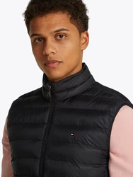 TOMMY HILFIGER Weste CORE PACKABLE RECYCLED VEST schwarz