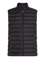 TOMMY HILFIGER Weste CORE PACKABLE RECYCLED VEST schwarz