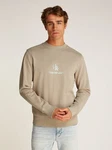 Calvin Klein Jeans Sweatshirt SHADOW LOGO CREW NECK Khaki