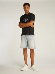 Calvin Klein Jeans T-Shirt MONOLOGO SHIFT TEE Schwarz/Rot/Türkis