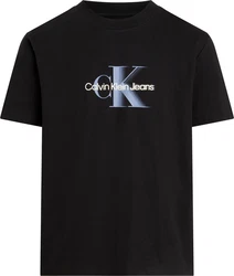 Calvin Klein Jeans T-Shirt MONOLOGO SHIFT TEE Schwarz/Rot/Türkis