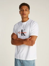 Calvin Klein Jeans T-Shirt MONOLOGO SHIFT TEE Weiß/Türkis/Grün/Khaki/Grau/Rot/Schwarz